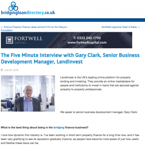 Gary Clark Five Minute Interview